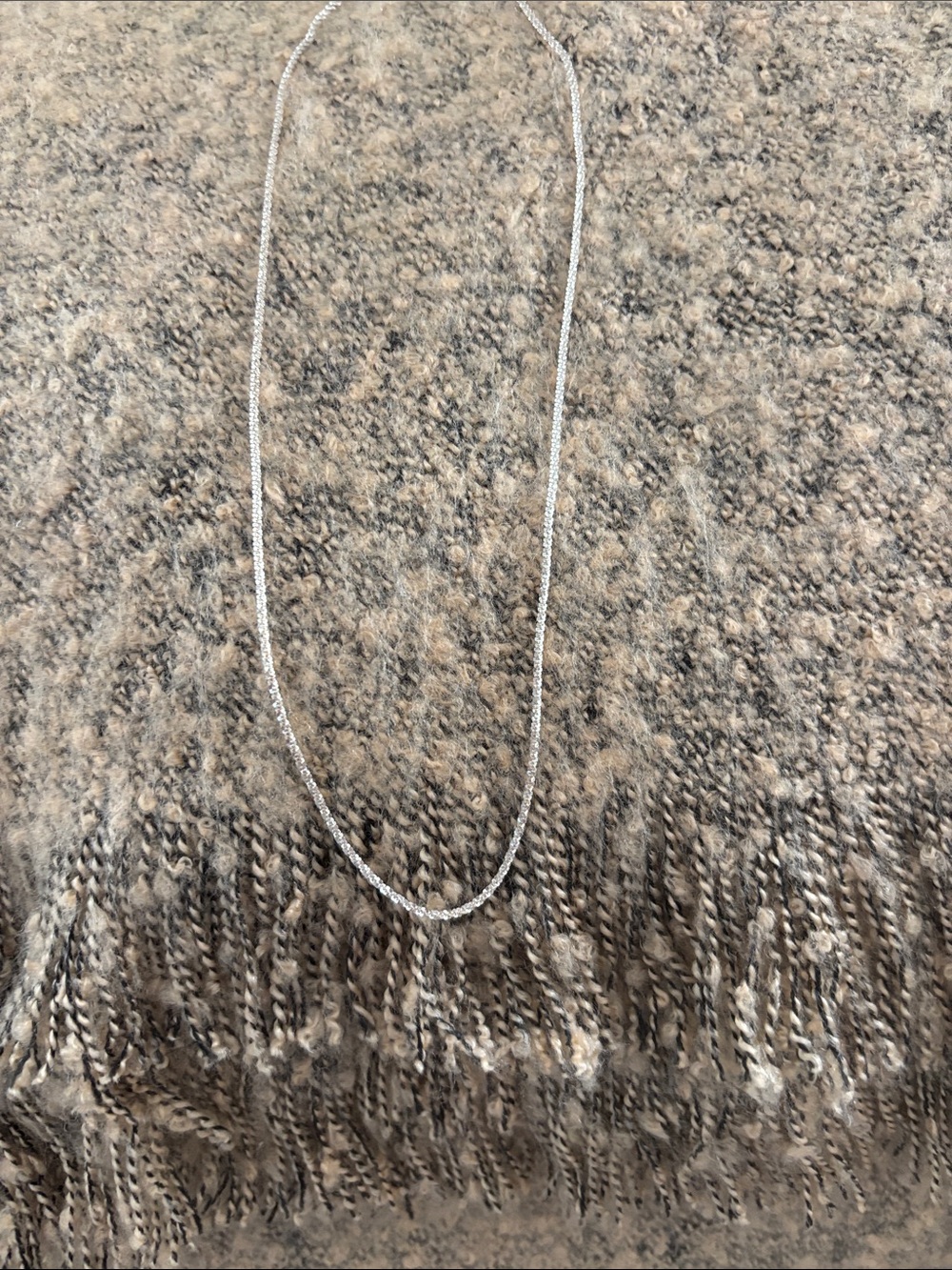 JTV Sterling Silver Box Chain Necklace - Silver - Picture 4 of 7
